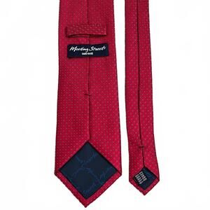 Meeting Street Red Polka Dot Tie